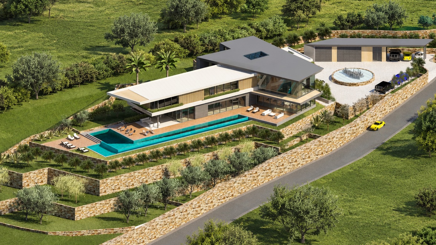 Villa Mr. A.A. contemporary residence in the South of Lebanon
