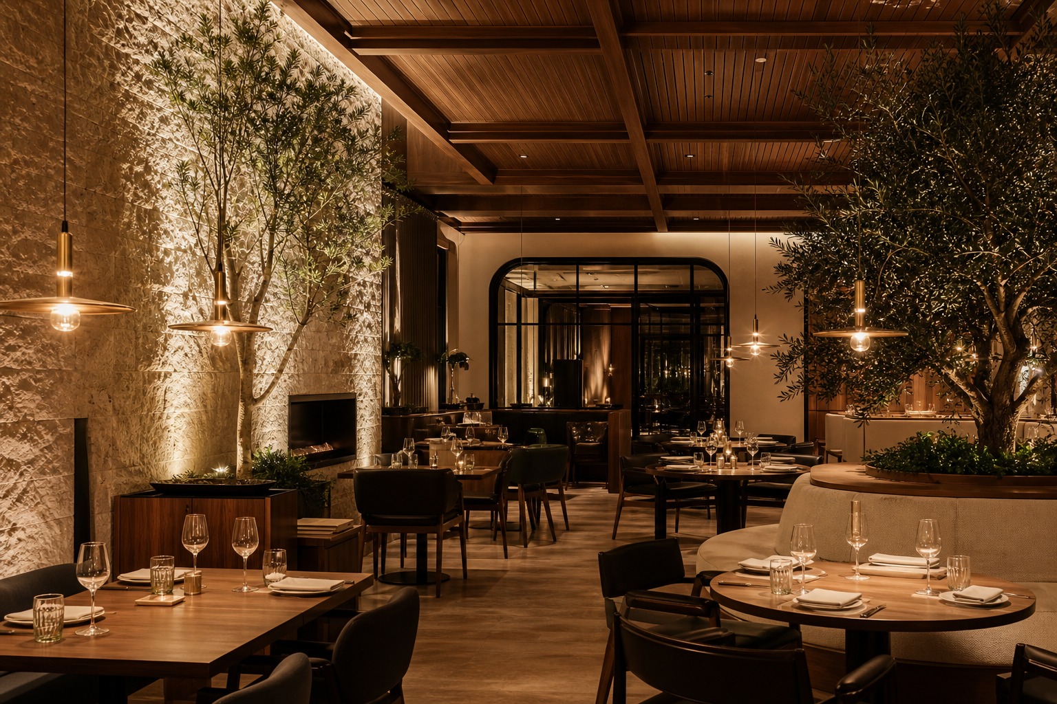 Amaya Restaurant warm hospitality interior
